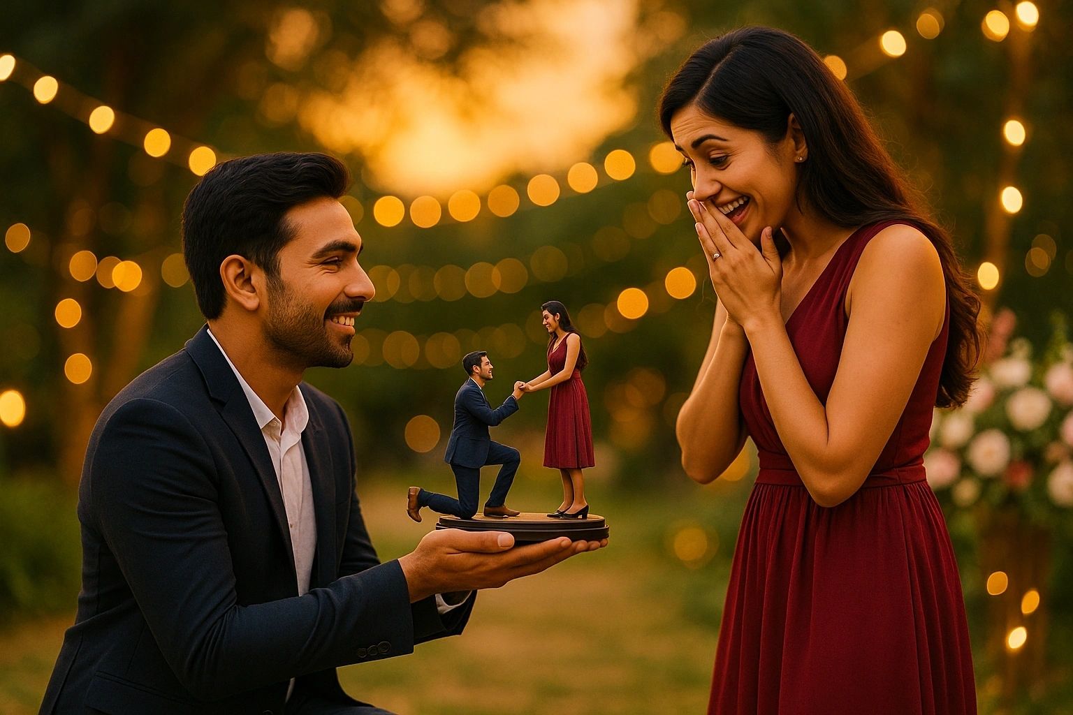 Couple Full Body Miniature